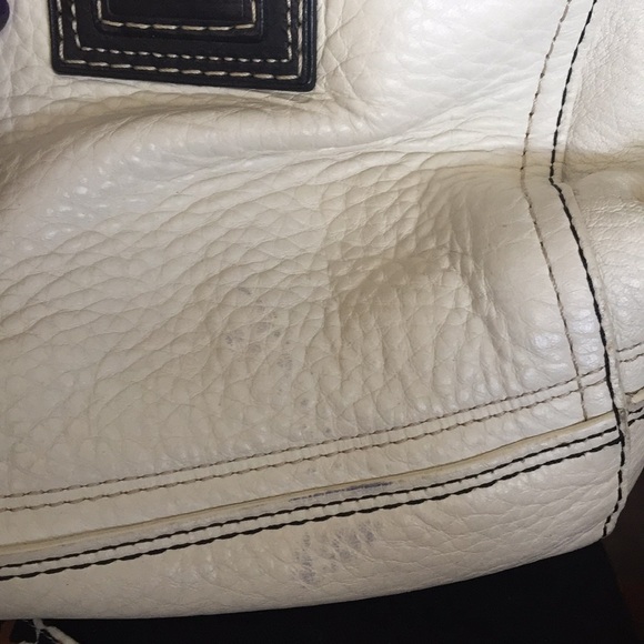 Black and white Coach Purse - Picture 6 of 6